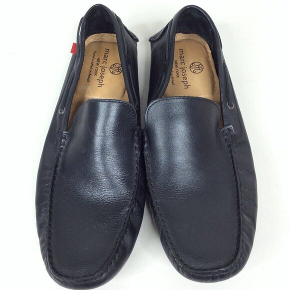 MARC JOSEPH NEW YORK Men\'s Leather Made in Brazil Broadway Loafer Size 11 Black main image 10